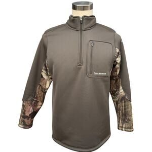 Field & Stream Men’s M Camouflage 1/4-Zip Mock Neck Pullover Jacket